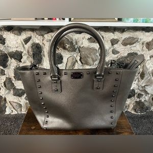 Grey/silver Michael Kors Purse